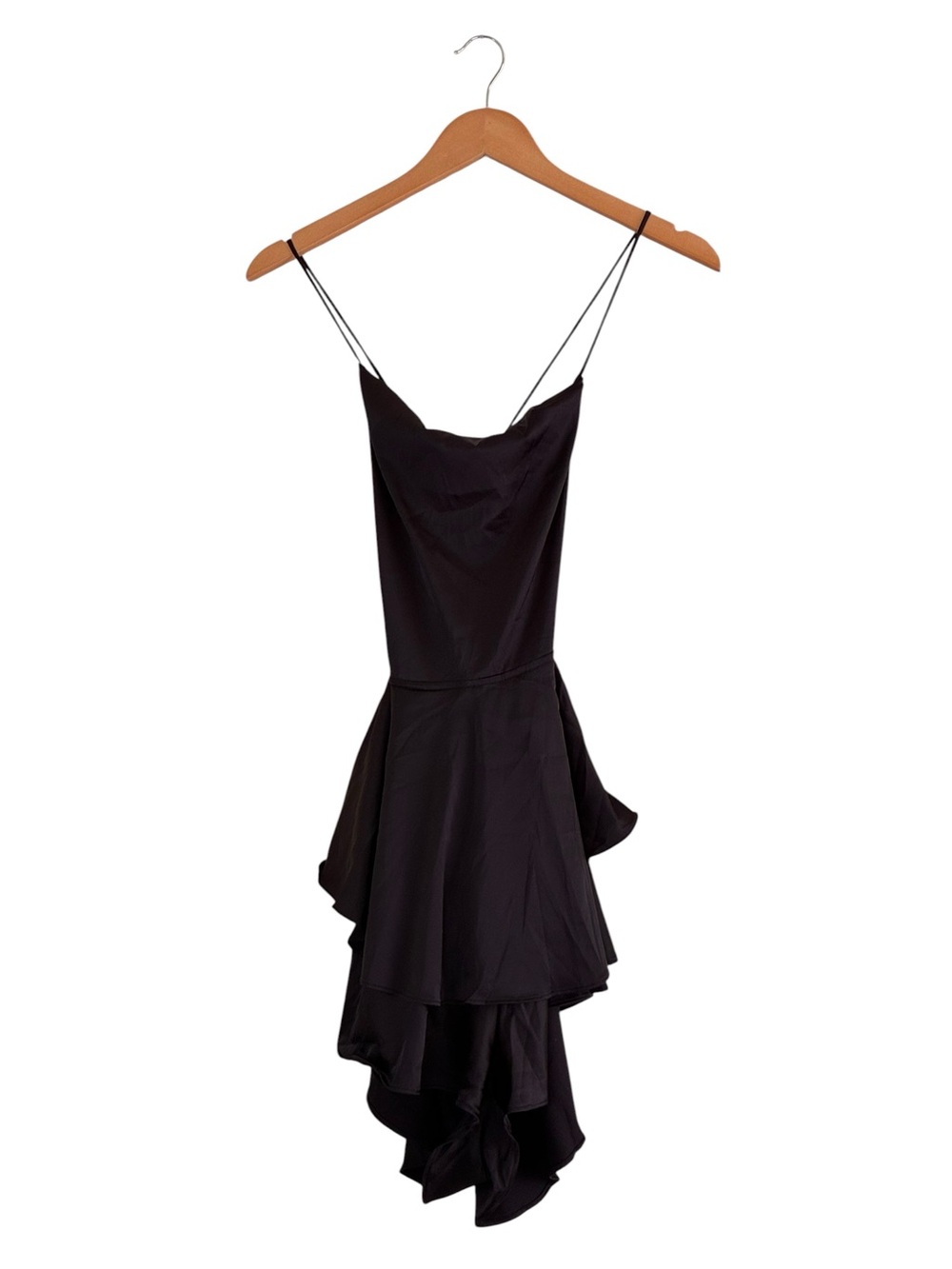 Shein | Like new black lightweight romper mini dress cut out back size large